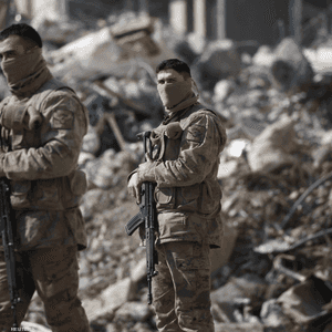 الجيش التركي يجوب المناطق التي ضربها الزلزال