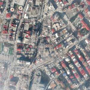 صورة توضح حجم الدمار جراء الزلزال في تركيا