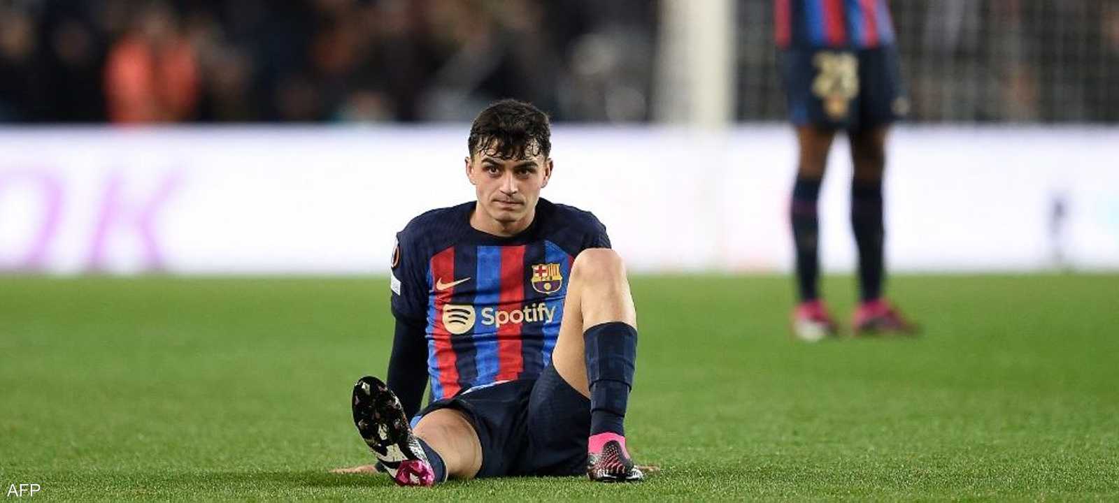 إصابة بيدري ضربة قوية