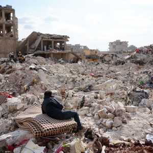 الزلزال خلف دمارا هائلا