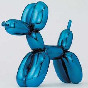 كان التمثال الأزرق اللامع جزءا من سلسلة "بالون دوغ"