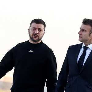 زيلينسكي وماكرون