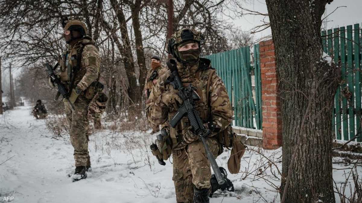 قوات أوكرانية في باخموت