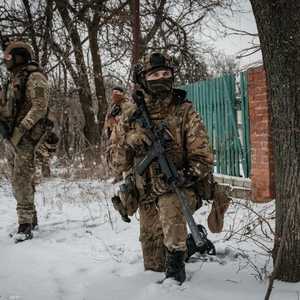 قوات أوكرانية في باخموت