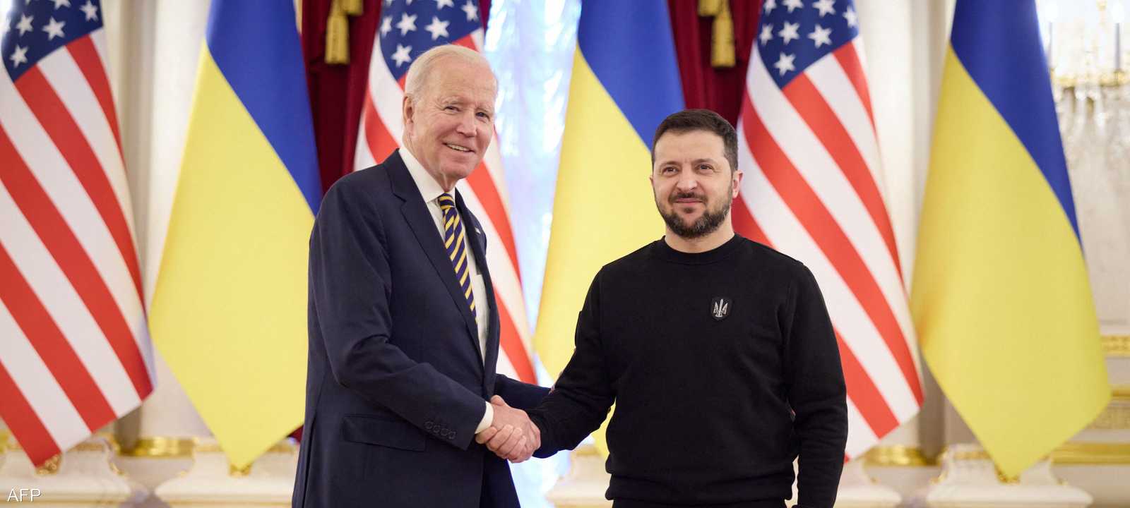 الرئيس الأميركي في زيارة مفاجئة للعاصمة كييف