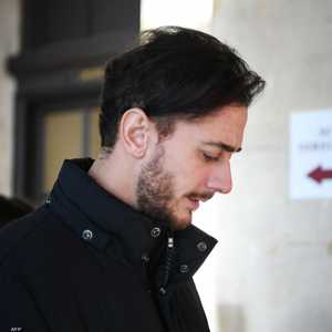 سعد لمجرد لدى حضوره إلى المحكمة في باريس