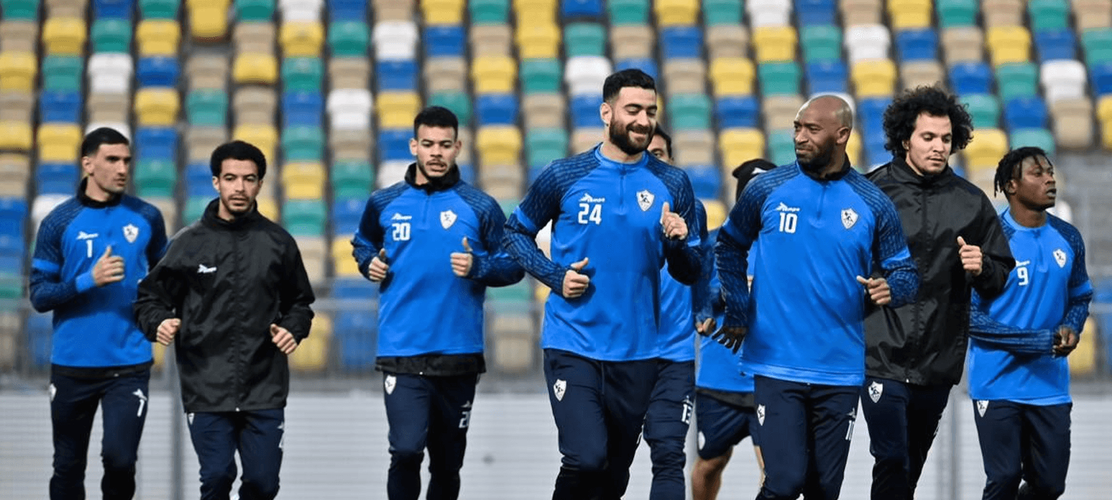 لاعبو الزمالك خلال التدريب - أرشيفية