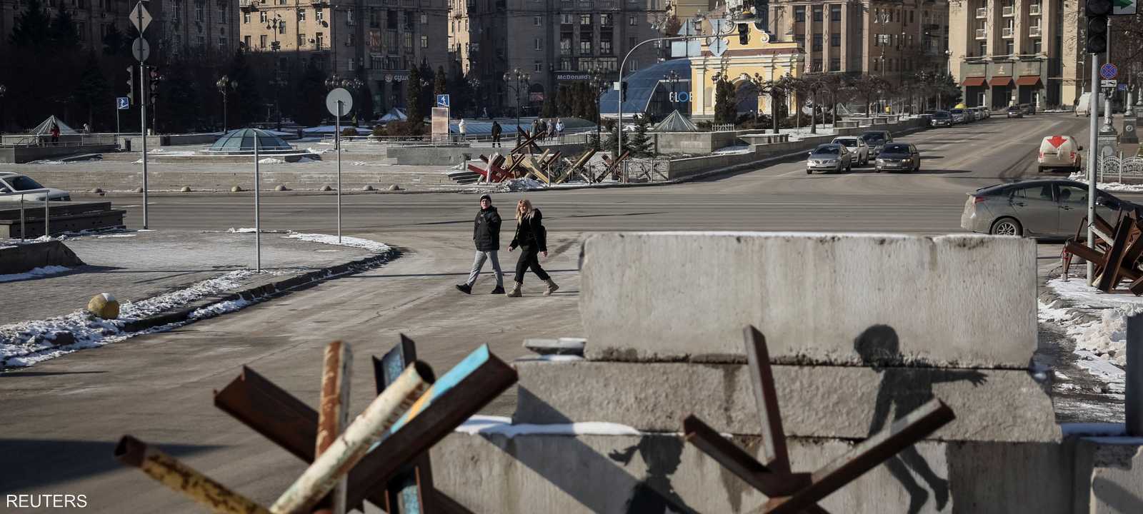 العاصمة الأوكرانية تتكيف مع الأوضاع الجديدة بعد عام من الحرب