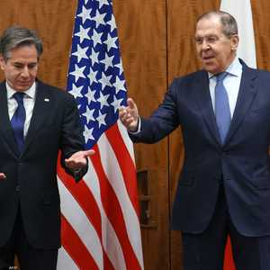 لقاء سابق بين بلينكن ولافروف