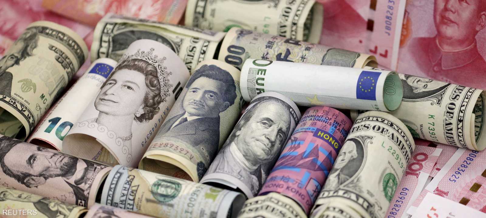 الدولار الأميركي مقابل سلة من العملات