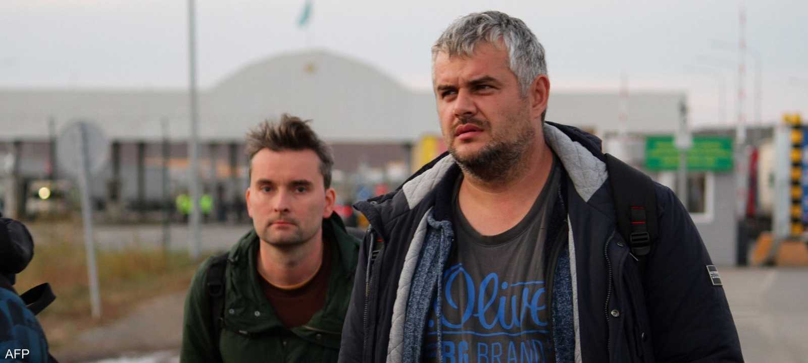 صورة لمواطنين روس نزحوا من الحرب