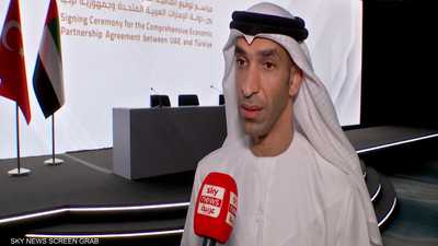 ثاني بن أحمد الزيودي وزير دولة الإمارات للتجارة الخارجية