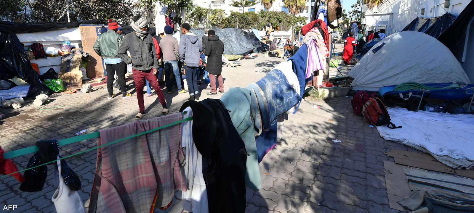 مهاجرون أفارقة في تونس