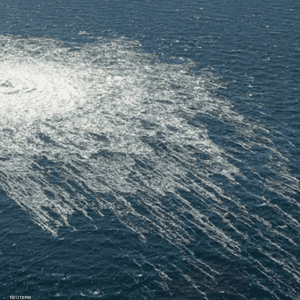 الغاز يتدفق من قاع بحر البلطيق بعد التفجير