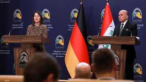 وزير الخارجية العراقي فؤاد حسين، ونظيرته الألمانية