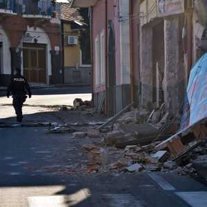 آثار زلزال سابق في إيطاليا - أرشيفية