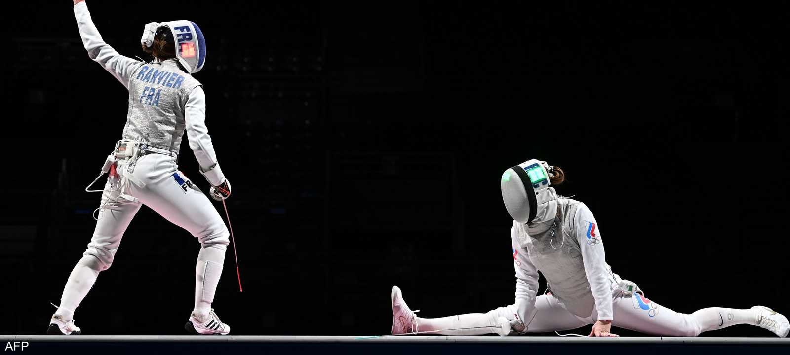 أرشيفية لنزال بين فرنسا وروسيا في المبارزة