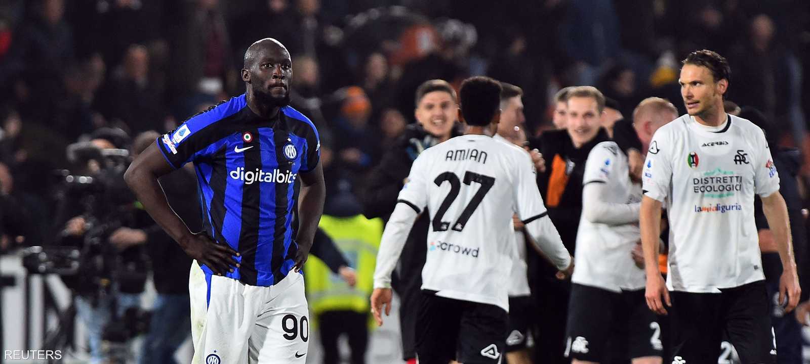 إنتر ميلان خسر أمام سبيتسيا