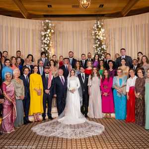 حفل عائلي اتسم بالبساطة والجمال