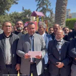 وقفة احتجاجية أمام رئاسة الوزاء لأطباء ليبيا