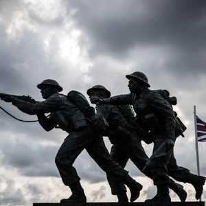 لنصب التذكاري البريطاني الجديد لإنزال النورماندي (أرشيفية)