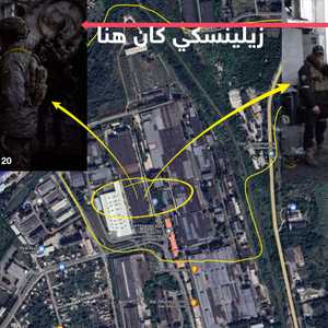 زيلينسكي قدم أوسمة لجنوده في نفس المكان بمصنع آزوم