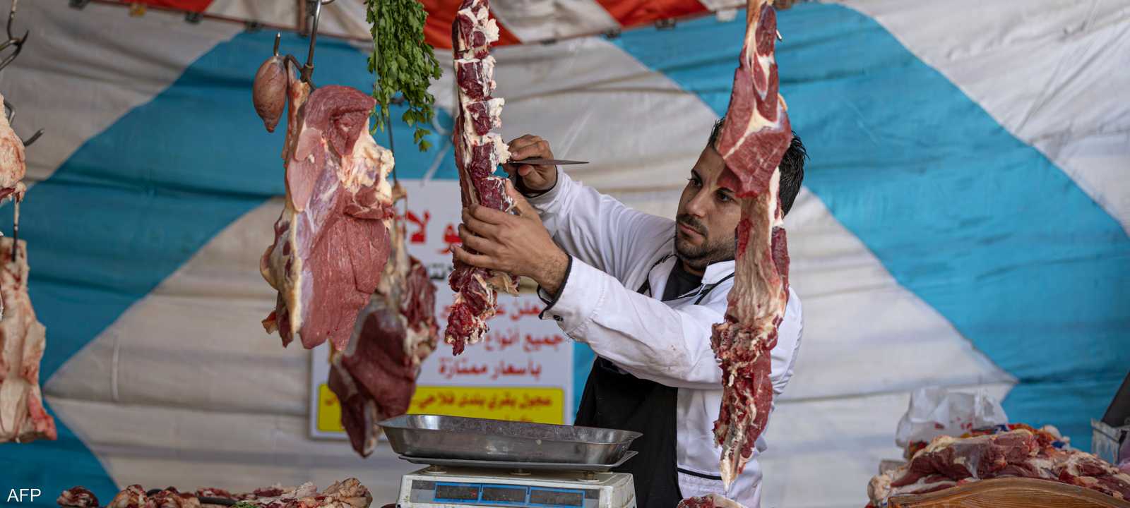 متجر للحوم الحمراء في مصر - أرشيفية