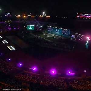 جانب من الاحتفالية الضخمة في ستاد القاهرة