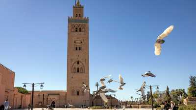 جانب من مراكش المغربية التي تجذب السياح من أنحاء العالم