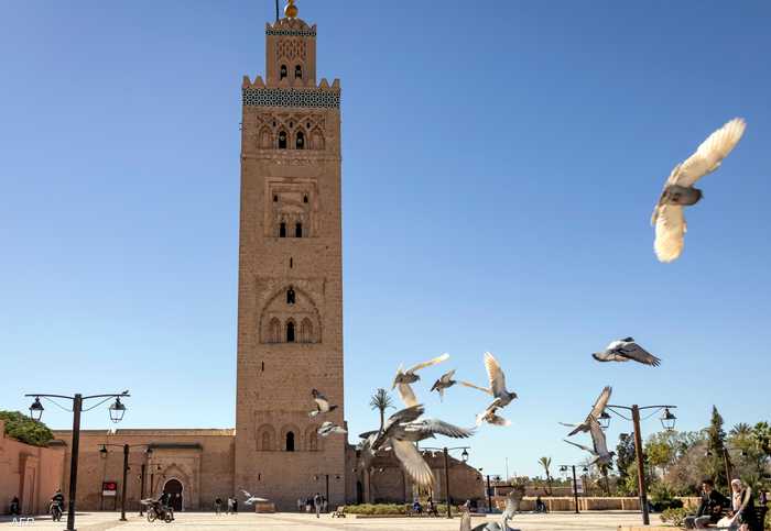 جانب من مراكش المغربية التي تجذب السياح من أنحاء العالم