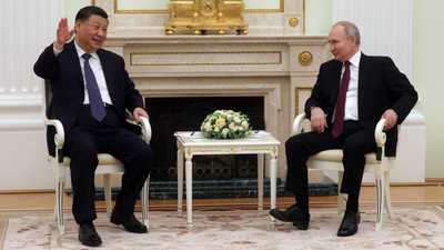 الاجتماع المغلق بين بوتين ورئيس الصين.. 4 ساعات ثم مصافحة