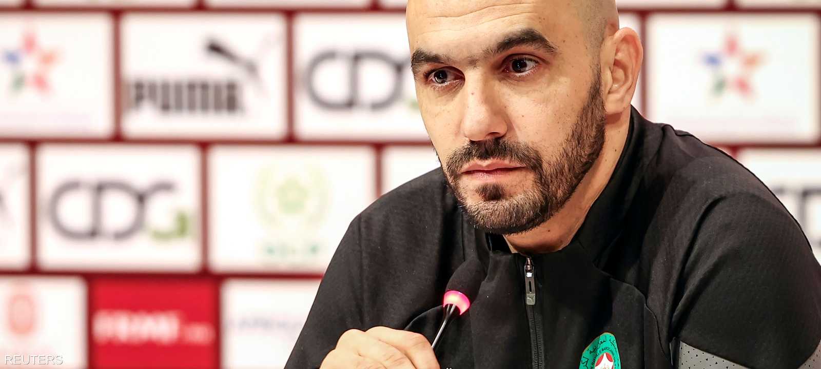 مدرب المنتخب المغربي لكرة القدم وليد الركراكي