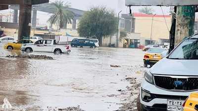 سيول وفيضانات عارمة تعطّل الدوام في العراق