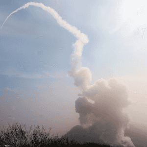 أرشيفية لإحدى التجارب الصاروخية الكورية