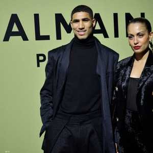 أرشيفية لهبة مع حكيمي