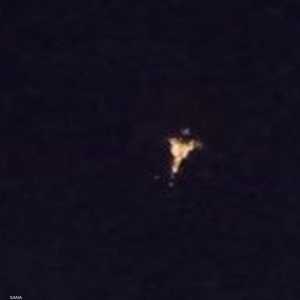 نشرت "سانا" صورا للتصدي للصواريخ الإسرائيلية