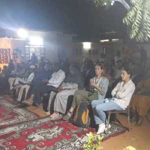 يقع المقهى في مقرن النيلين