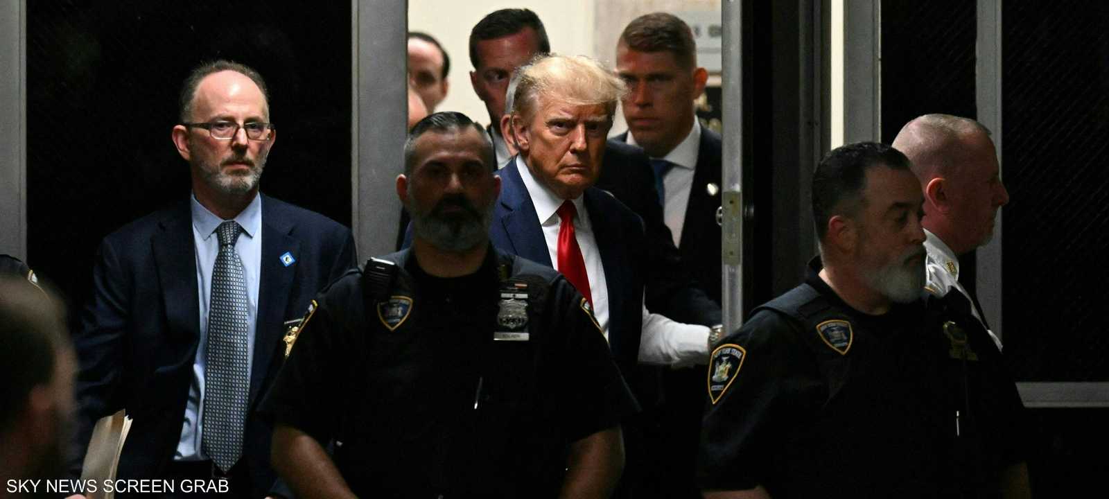 ترامب داخل المحكمة