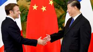 الرئيس الصيني ونظيره الفرنسي