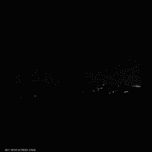 صورة متداولة على مواقع التواصل للقصف جنوب لبنان