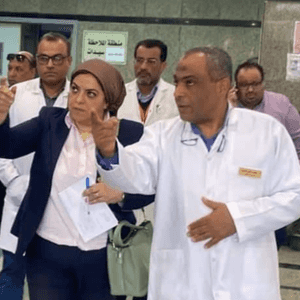 رئيسة أمانة المراكز الطبية المتخصصة مها إبراهيم بالمستشفى