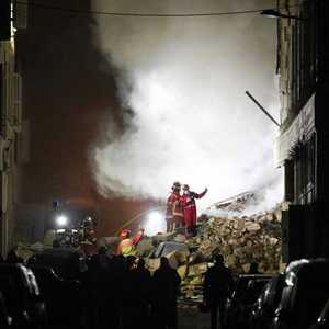 انهيار مبنى سكني في مرسيليا