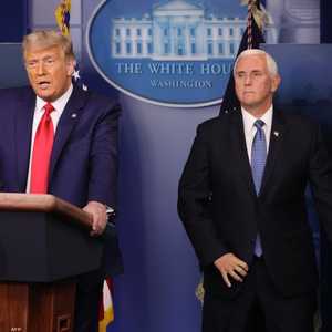 دونالد ترامب ومايك بنس - صورة أرشيفية