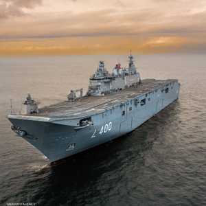 يبلغ طول الحاملة 231 مترا