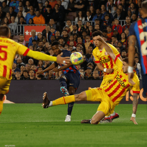 أنسو فاتي وتسديدة على مرمى جيرونا