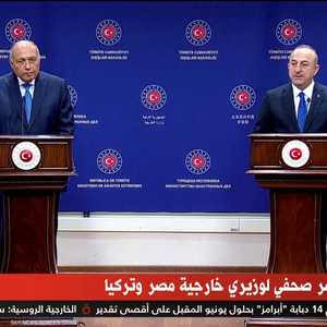 وزير الخارجية التركي التقى نظيره المصري في تركيا