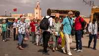 مجموعة من السياح في المغرب