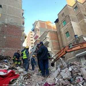 انهيار بناية الإسكندرية