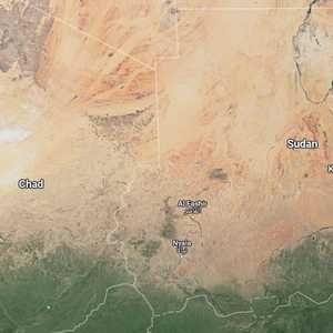 يبلغ طول الحدود بين السودان وتشاد 1403 كلم