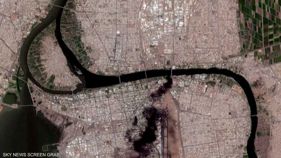 صور للأقمار الاصطناعية تظهر حجم الدمار في السودان